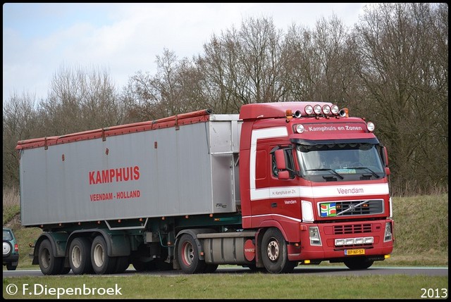 BP-NF-57 Volvo FH12 Kamphuis Veendam-BorderMaker Rijdende auto's