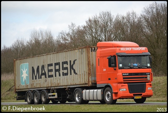 BR-PP-69 DAF XF Hulshof Gieten-BorderMaker Rijdende auto's