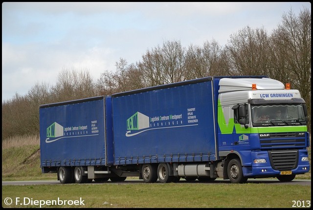 BS-ZR-27 DAF XF105 LCW Groningen-BorderMaker Rijdende auto's