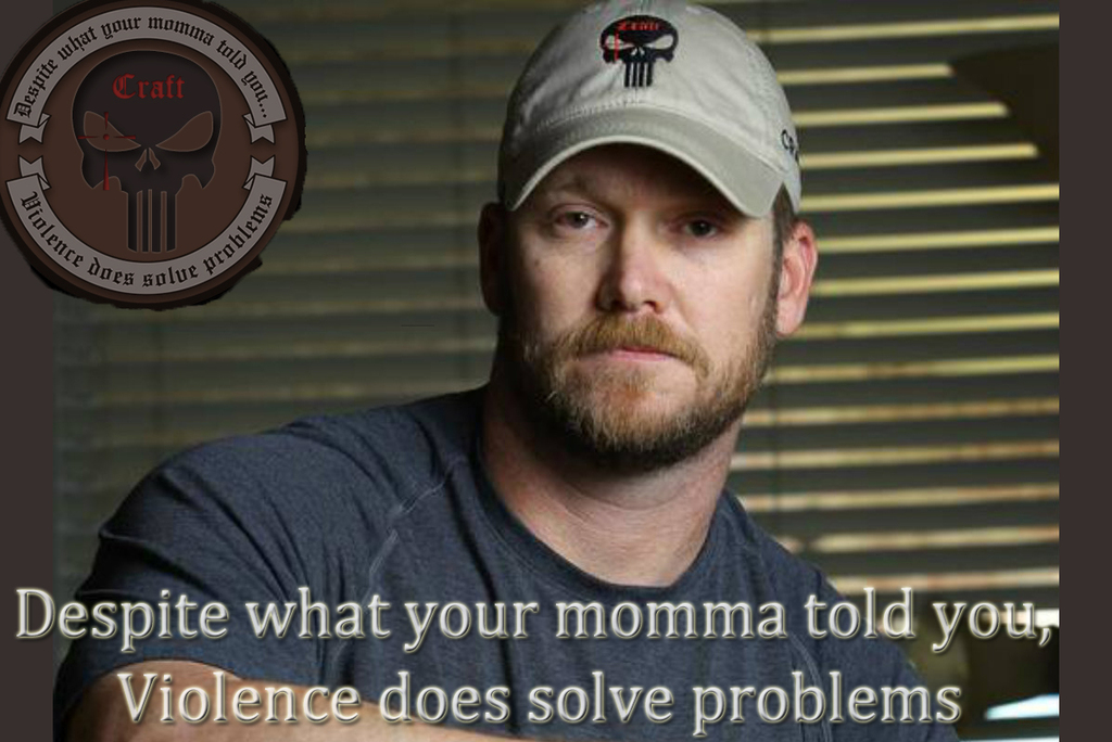 Despite what your momma told you, Violence does so - 