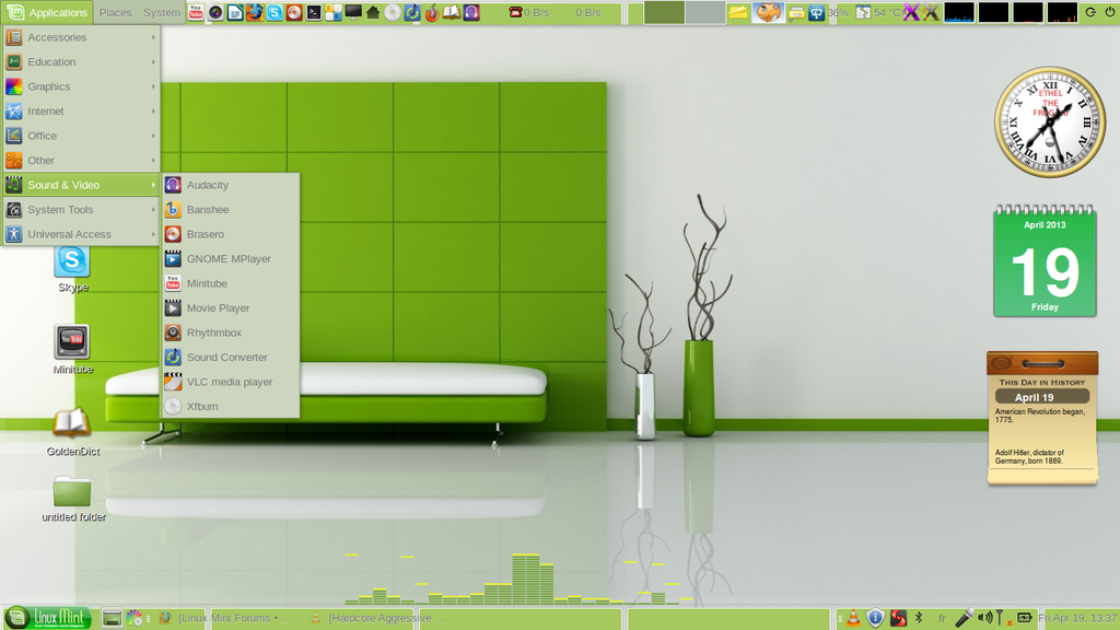Linux Mint 14 - 