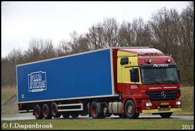 BR-JP-97 Mercedes ACtros MP2 Landjuweel uithuizerm Rijdende auto's