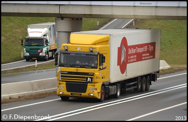 BX-JN-70 DAF XF De Boer Tijnje-BorderMaker Rijdende auto's