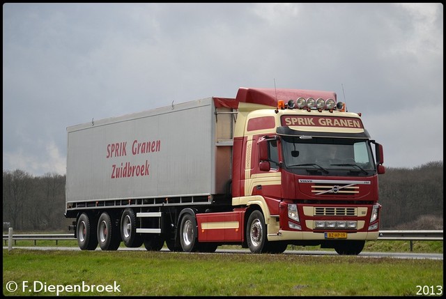 BZ-HP-19 Volvo FM3 Sprik Granen-BorderMaker Rijdende auto's