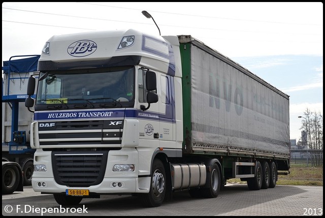 58-BBJ-1 DAF XF105 Hulzebos Transport-BorderMaker 2013