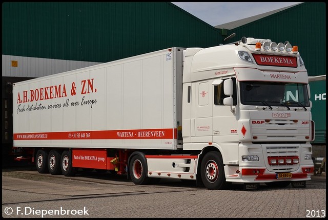 78-BBG-6 DAF XF105 Boekema Wartena2-BorderMaker 2013