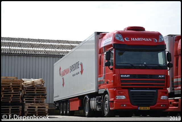 87-BBN-9 DAF XF105 Hartman Expeditie-BorderMaker 2013