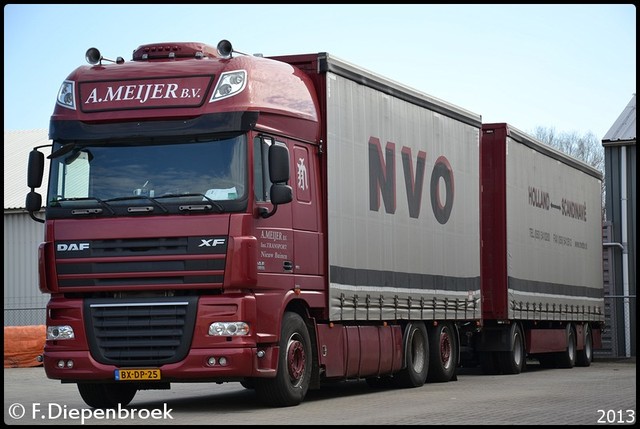 BX-DP-25 DAF XF105 A Meijer Nieuw-Buinen-BorderMak 2013