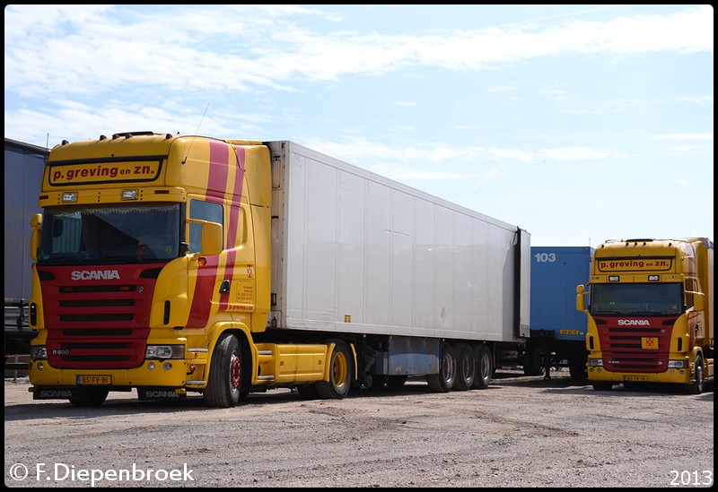 P.Greving 2x Scania R500 3-BorderMaker 2013