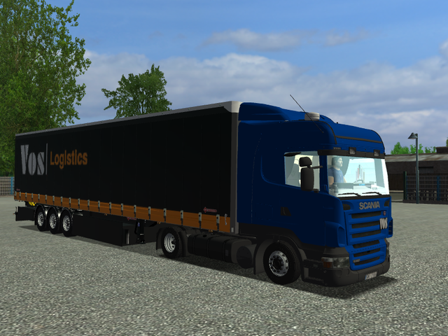 ets Scania Highline (blauw) + Samro Alusam V2 VOS  ETS COMBO'S