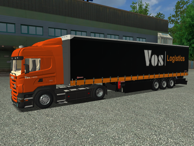 ets Scania Highline (oranje) + Samro Alusam V2 VOS ETS COMBO'S