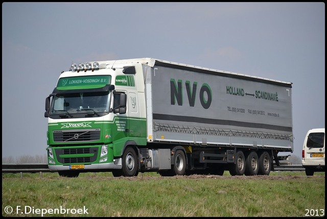 99-BBG-2 Volvo FH Lokken Vosding Gieten-BorderMake Rijdende auto's