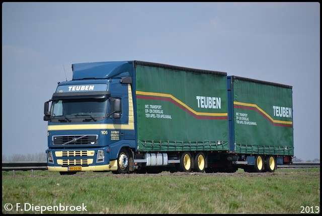 BR-DG-14 Volvo FH Teuben-BorderMaker Rijdende auto's