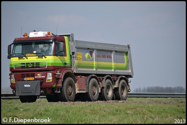 BR-PR-78 Terberg FM2000 Van der Wiel-BorderMaker Rijdende auto's