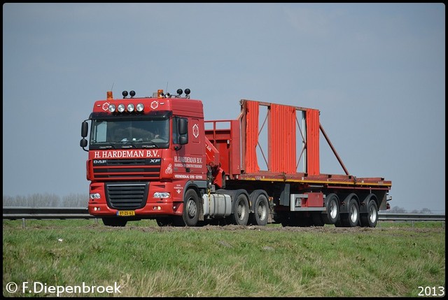 BT-ZS-62 DAF XF105 H.Hardeman-BorderMaker Rijdende auto's