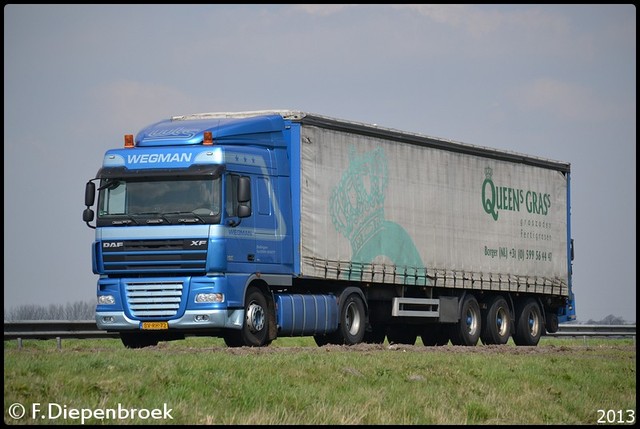 BV-RH-72 DAF XF105 Wegman Sellingen-BorderMaker Rijdende auto's