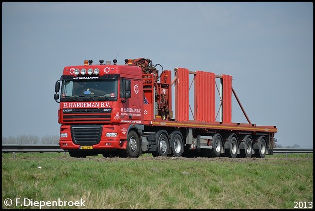 BX-JX-97 DAF XF105 H.Hardeman-BorderMaker Rijdende auto's