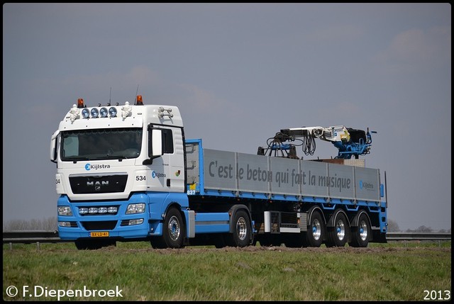 BX-LD-41 MAN TGX Kijlstra - Van der Wiel-BorderMak Rijdende auto's