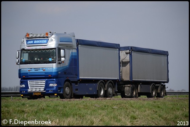 BX-VG-74 DAF XF105 Jan Bakker-BorderMaker Rijdende auto's