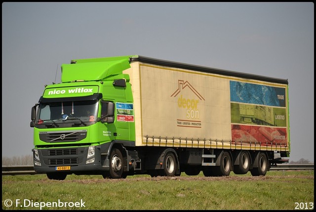 43-BBF-3 Volvo FM Nico Witlox-BorderMaker Rijdende auto's