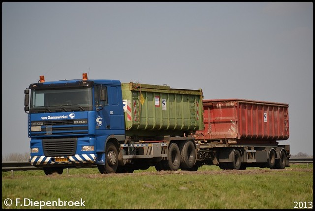 BJ-DZ-39 DAF XF95 Van Gansewinkel-BorderMaker Rijdende auto's