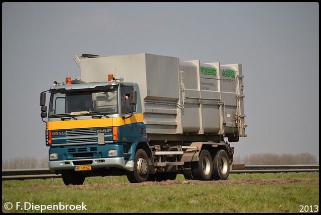 BJ-LH-62 DAF 85CF Visser Assen-BorderMaker Rijdende auto's