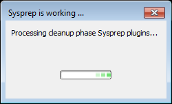 Sysprep Run and generalize - 