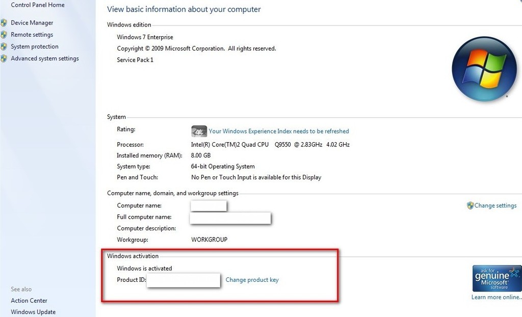 Activated Windows3 - 