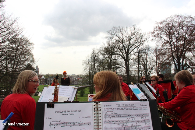 R.Th.B.Vriezen 2013 04 30 1623 Arnhems Fanfare Orkest Koning-inne-dag WitteVilla Sonsbeek dinsdag 30 april 2013