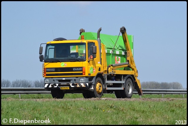 BJ-ZS-01 DAF 75CF Sita Veendam-BorderMaker Rijdende auto's