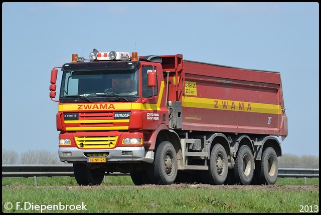 BL-NH-26 Ginaf X4446TS Zwama Grijpskerk-BorderMake Rijdende auto's