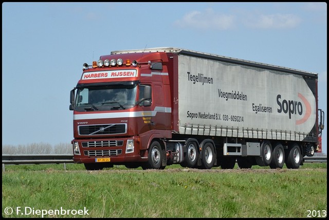 BP-JB-26 Volvo FH12 Harbers Rijssen-BorderMaker Rijdende auto's