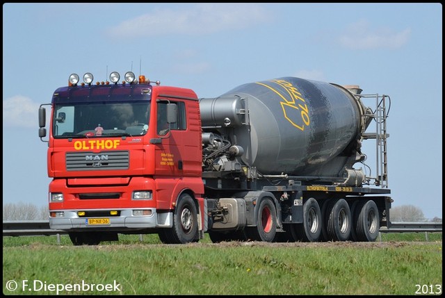 BP-NX-36 MAN TGA Olthof Sappemeer-BorderMaker Rijdende auto's