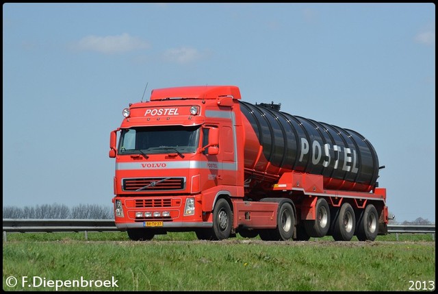 BR-TV-37 Volvo FH Postel Tilligte-BorderMaker Rijdende auto's