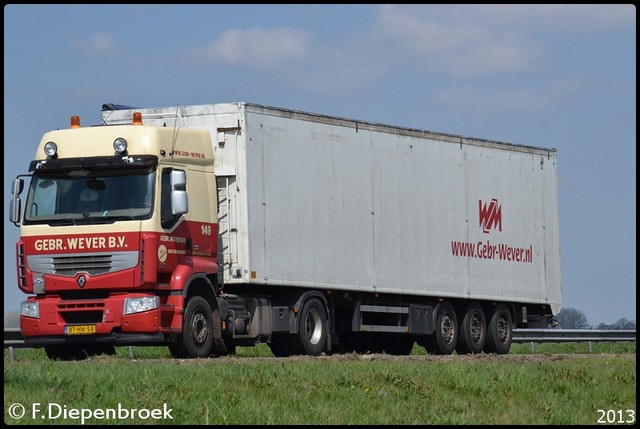 BT-HN-58 Renault Premium Gebr Wever-BorderMaker Rijdende auto's