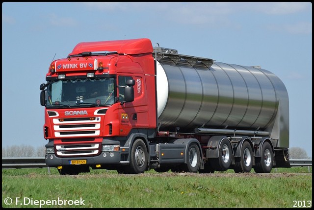 BV-ZP-59 Scania R400 Mink BV Scharsterbrug-BorderM Rijdende auto's