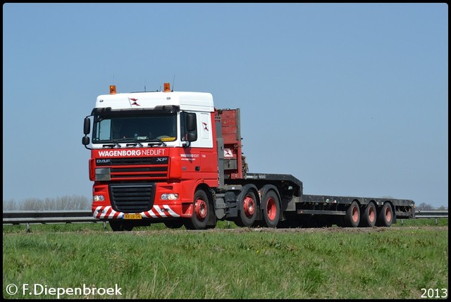 BX-JX-64 DAF 105 Wagenborg-BorderMaker Rijdende auto's