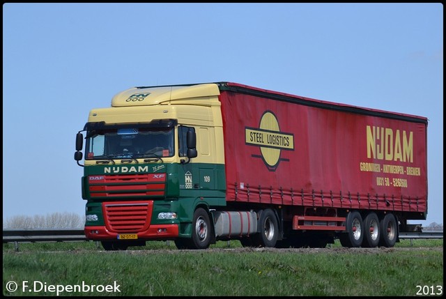 BZ-DT-17 DAF 105 Nijdam-BorderMaker Rijdende auto's