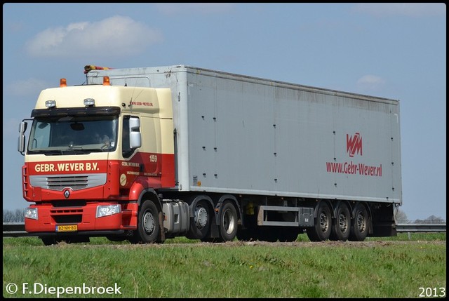 BZ-NH-80 Renault Premium Gebr Wever-BorderMaker Rijdende auto's