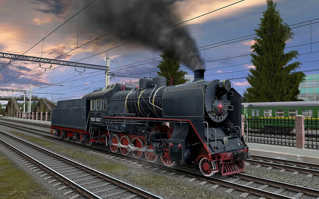 Steam Locomotive Rusia CО17-4377 1 Diversen TrainZ
