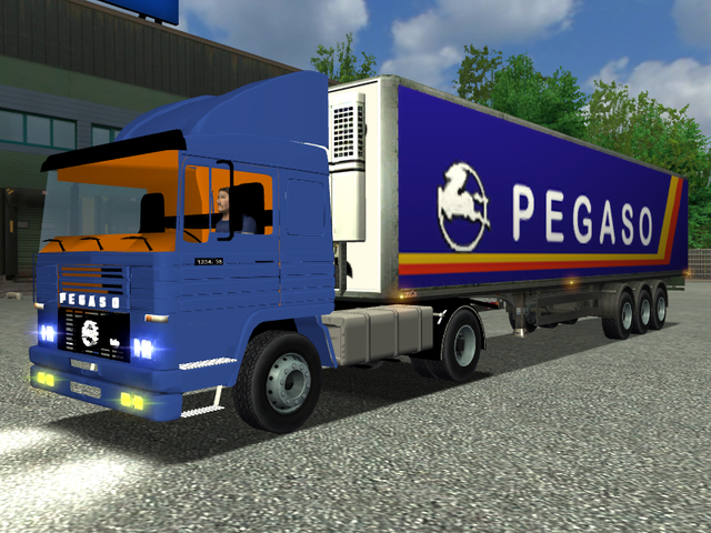 ets Pegaso techno + trailer verv volvo C reefer 1 ETS COMBO'S