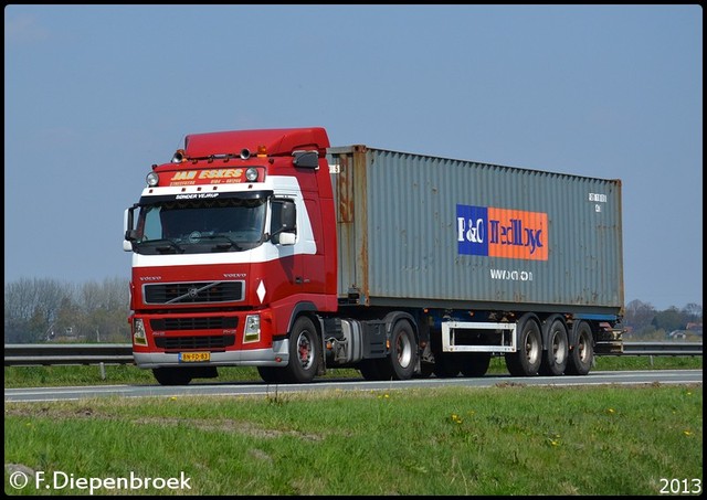 BN-FD-83 Volvo FH12 Jan Eskes-BorderMaker Rijdende auto's