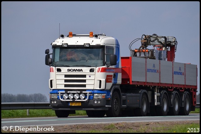 BP-JH-33 Scania 124G 420 Bestrating Rijdende auto's