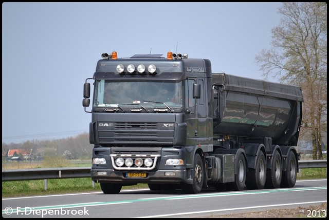 BR-FS-13 DAF XF Koch Transport Delfzijl-BorderMake Rijdende auto's