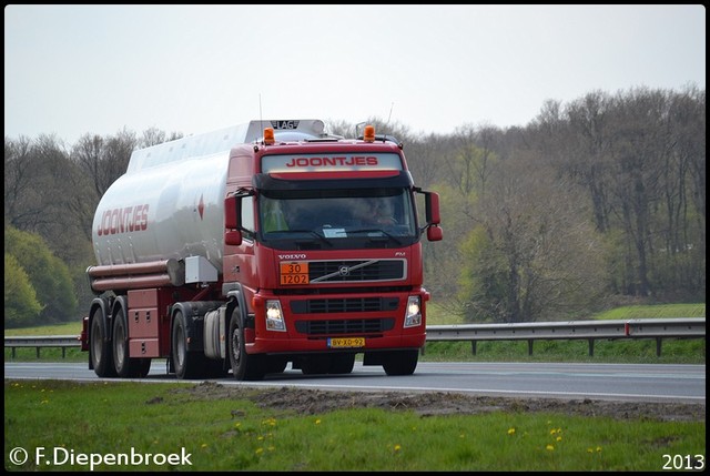 BV-XD-92 Volvo FM Joontjes-BorderMaker Rijdende auto's