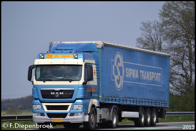 BZ-LH-15 MAN TGX Sipma Rolde-BorderMaker Rijdende auto's