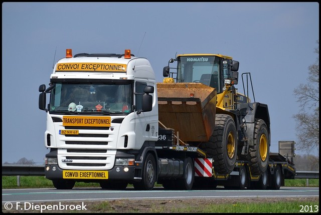 BZ-NH-67 Scania R420 Holtrop v Rijdende auto's