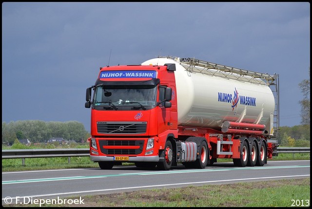 BX-GP-85 Volvo FH Nijhof Wassink-BorderMaker Rijdende auto's