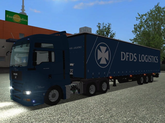 gts Man TGA 6x4 + Krone trailer DFDS by Ne Dodelan GTS COMBO'S