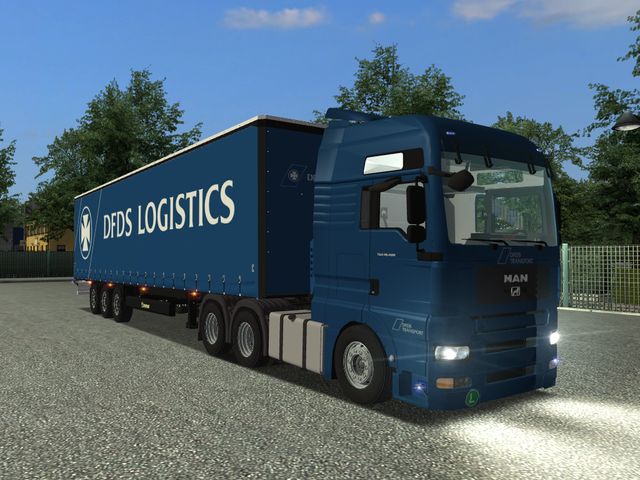 gts Man TGA 6x4 + Krone trailer DFDS by Ne Dodelan GTS COMBO'S